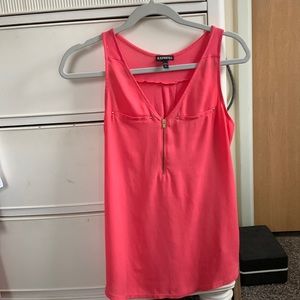 Express, dressy pink tank top